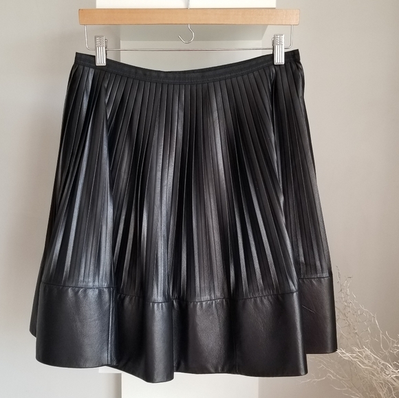 Langiotti Dresses & Skirts - LANGIOTTI $685   Pleated Leather Skirt